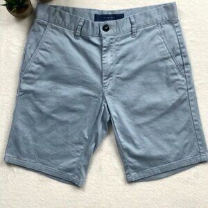 Zara | Zara Man Flat Front Shorts (light Blue) | Size‎ 32 Men's